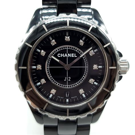 chanel black watch price|j12 Chanel watch with diamonds.